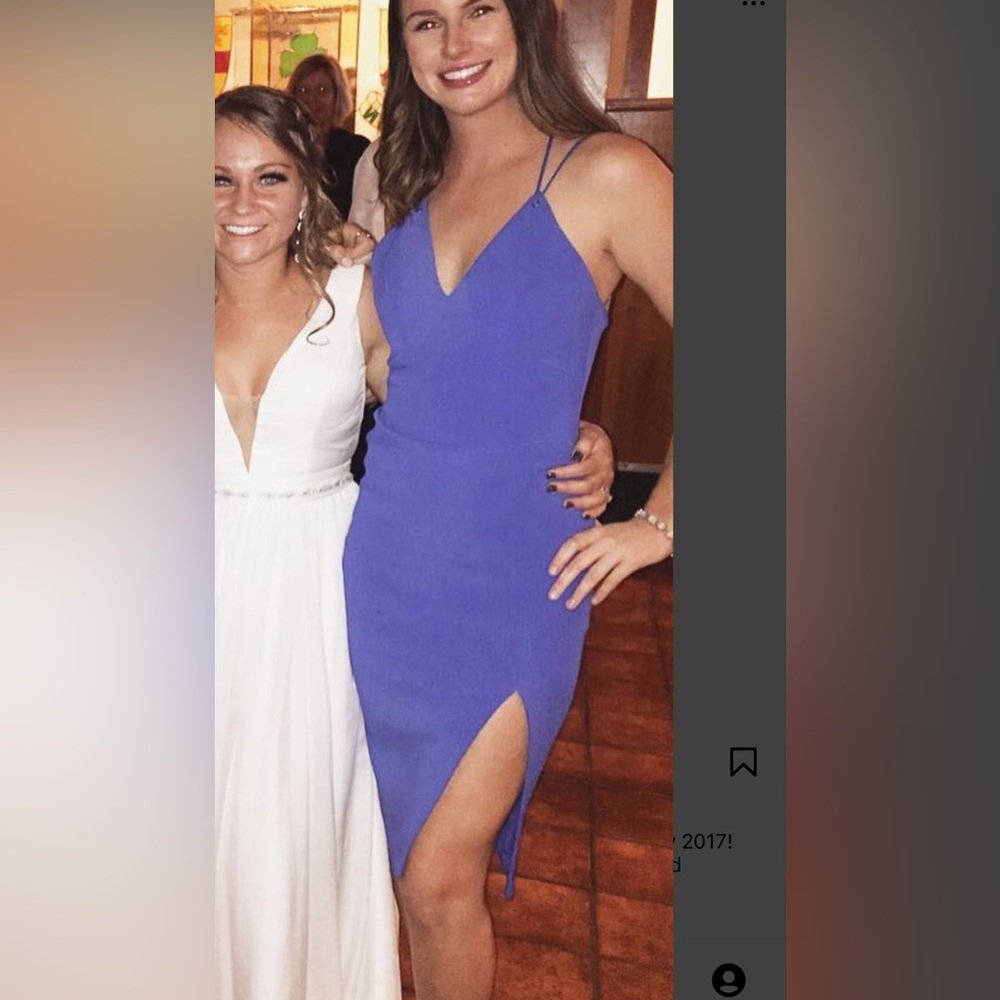 Blue topshop dress